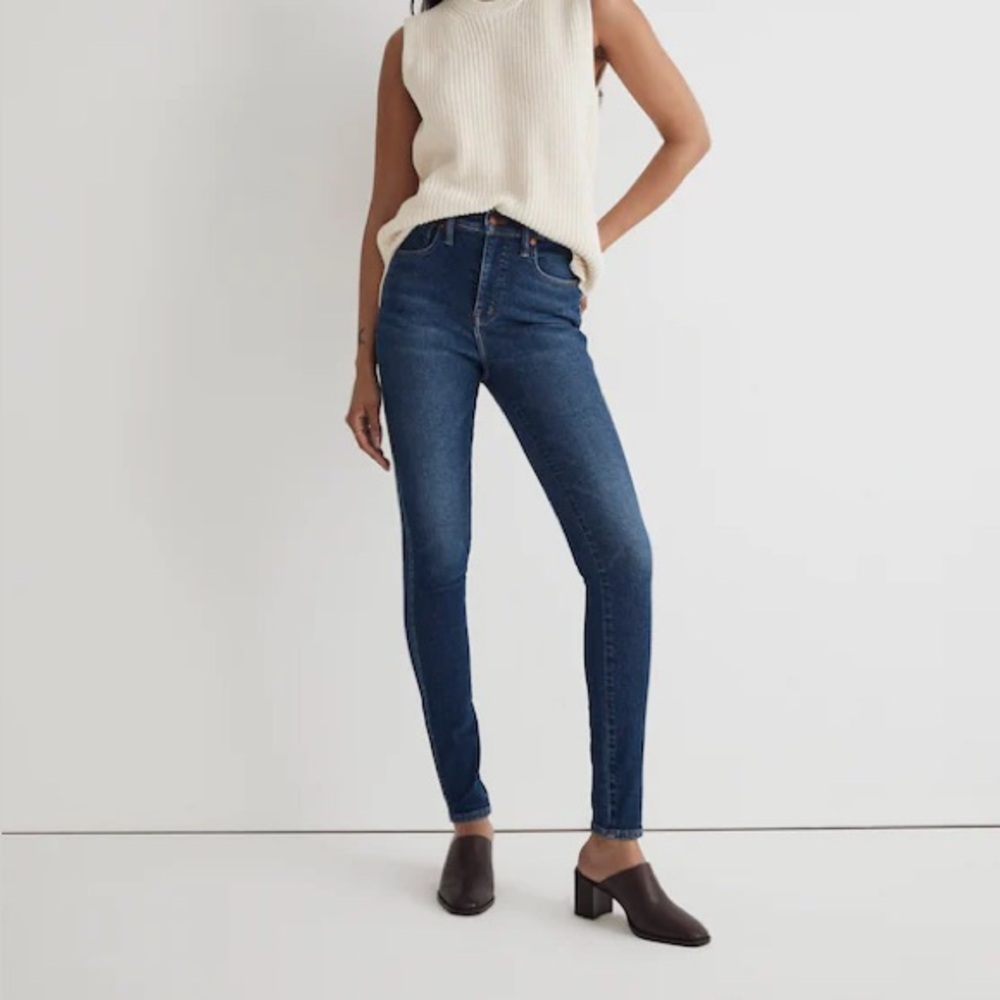 Madewell Blue high rise Skinny Jeans size 25